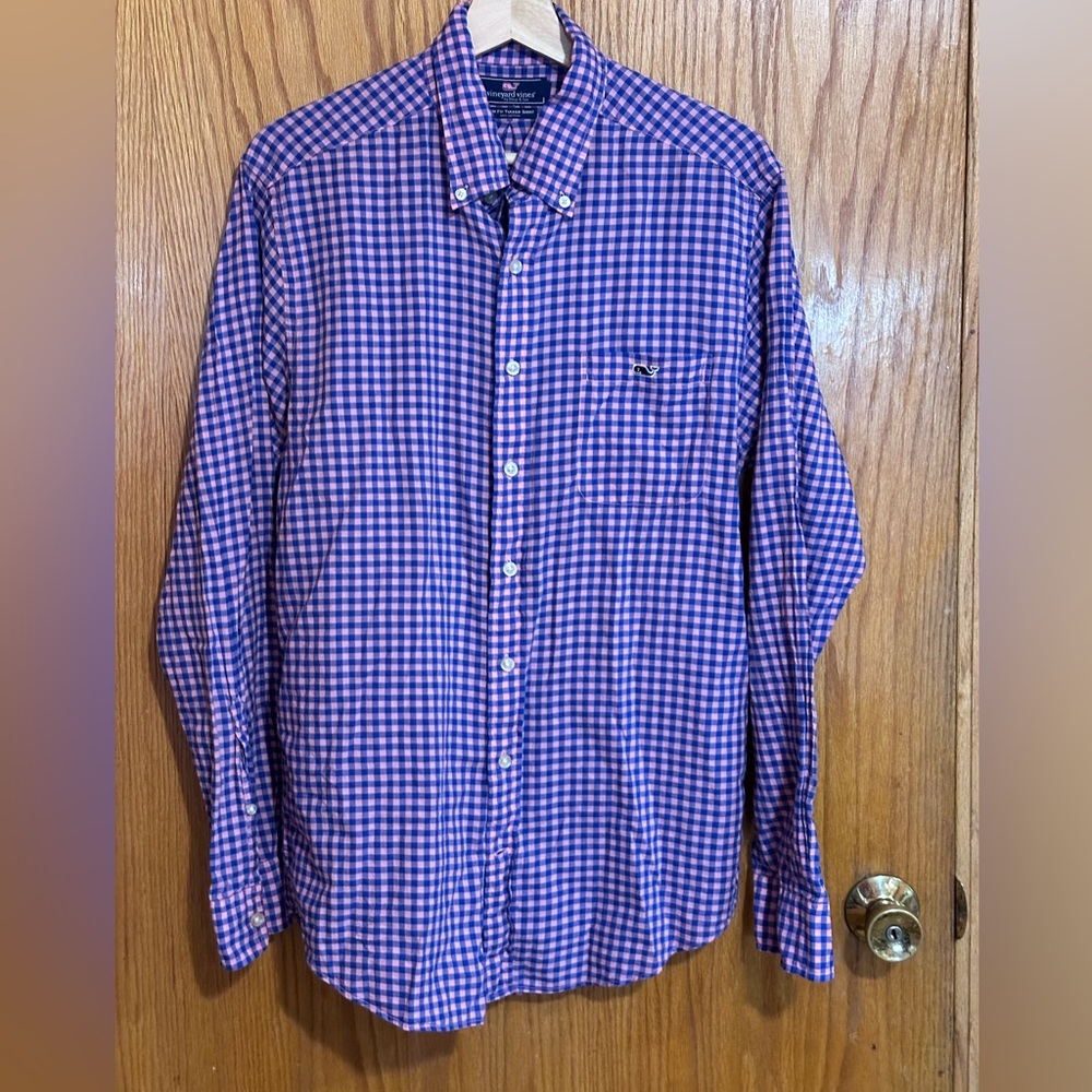 Vineyard Vines slim for Tucker shirt men’s button down long sleeve sz Med cotton